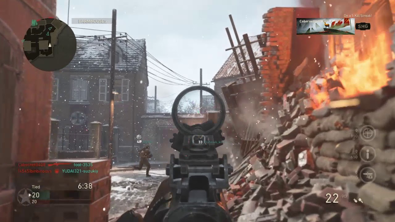 Call of Duty WWII PS4 | Carentan Winter Gameplay