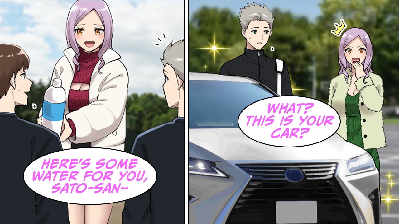 A woman looking for a rich man came by our game to hit on the guy she thought was rich… [Manga Dub]