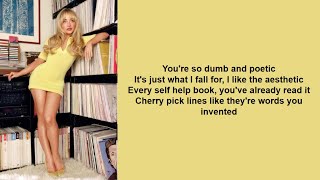 Dumb & Poetic - Sabrina Carpenter (lyrics)