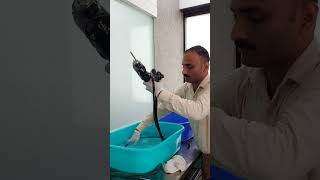 Endoscope leakage test