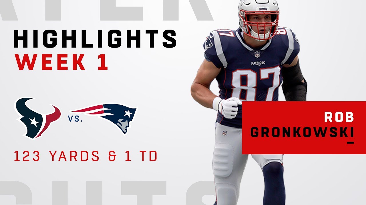 Gronk Tears Through Texans w/ 123 Yards & 1 TD