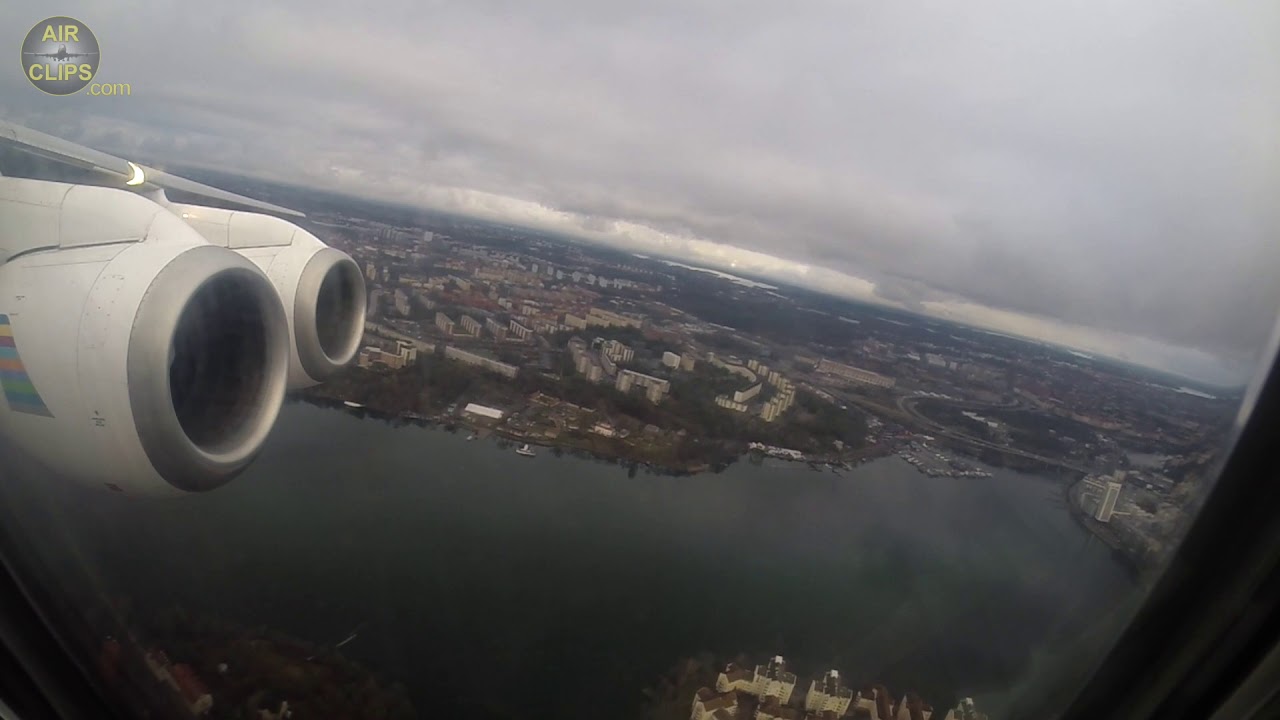 Fantastic 4-Engine-Takeoff Views from Stockholm Bromma: BRA Avro RJ100 ...
