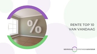 Nieuwsgierig naar de laagste rente tarieven van 13 februari 2023? | Mevrouw de Hypotheekadviseur