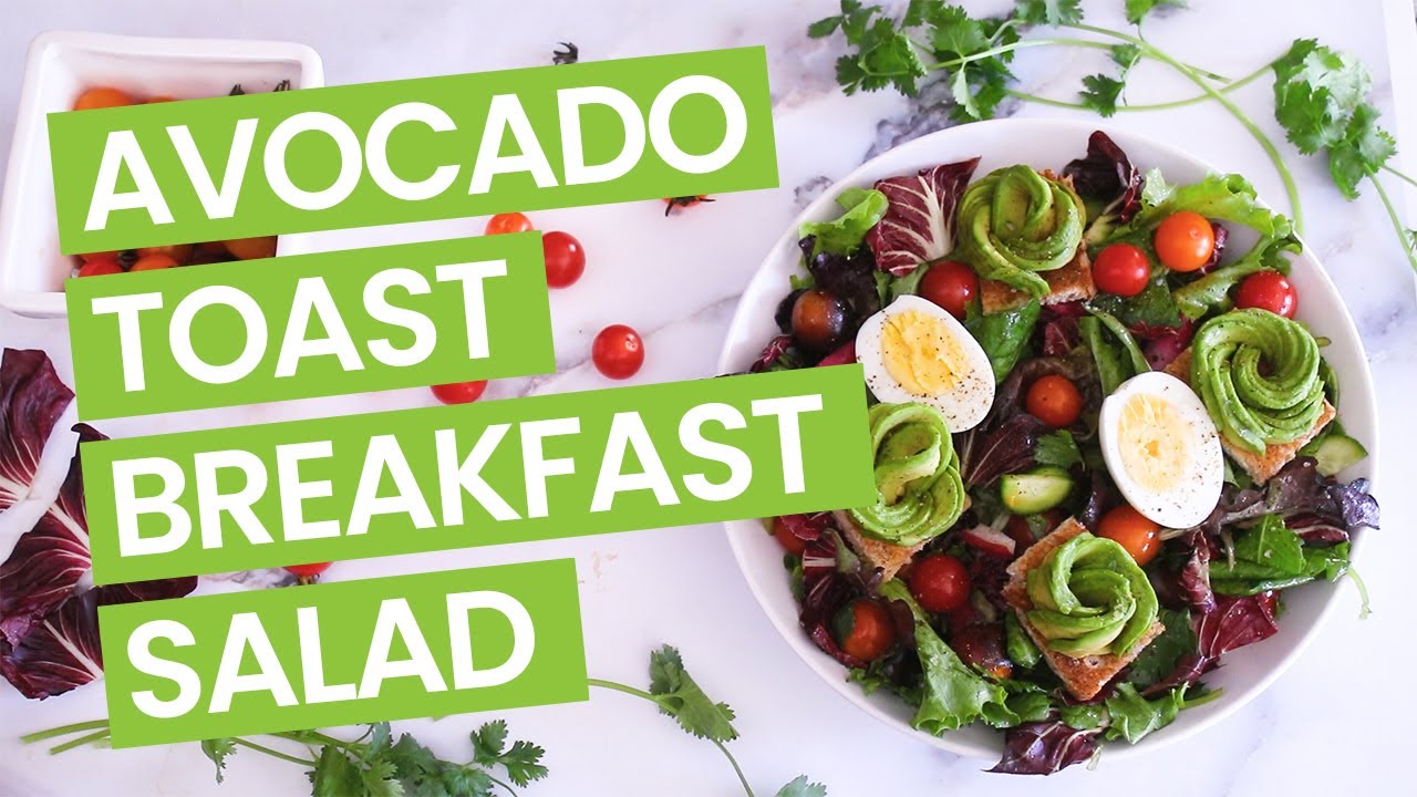 Avocado Toast Breakfast Salad Bowl