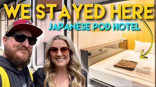 Japan Pod Hotel + INSANE travel day!