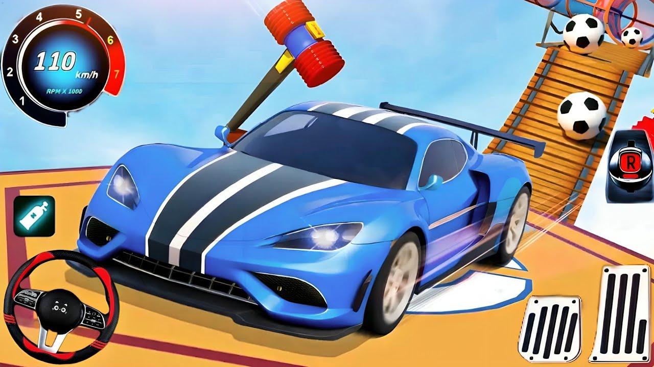 Impossible Car Racing Simulator 2024 - Mega Ramp Car Stunt Master ...