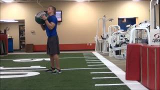 Medicince Ball Squat Jump Throw