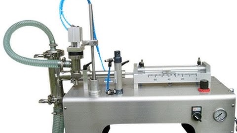 How to  replace the sealing ring and clean semi automatic pneumatic filling machine