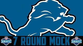 Detroit Lions 7 Round Mock Draft Simulator Multiple Scenario's