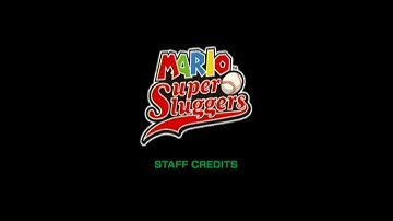 Mario Super Sluggers - Staff Credits