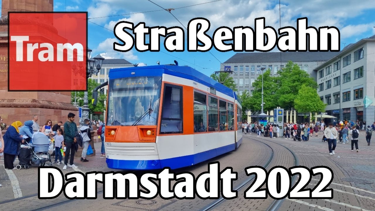 Straßenbahn Darmstadt - Tram Darmstadt 2022