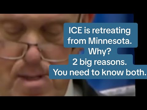 Two Main Resson DHS retreats from Minnesota. WHY? Two main reasons and you need to know ...