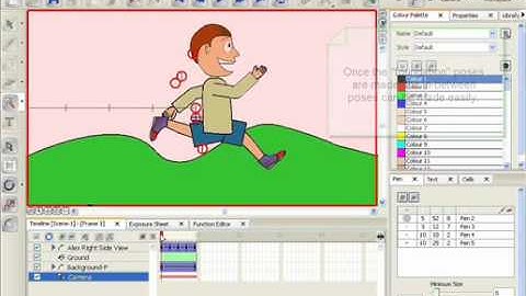 Run cycle animation tutorial with Toon Boom Studio