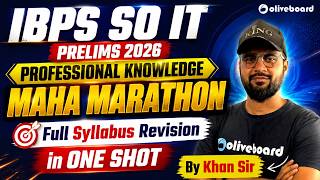 IBPS SO IT Prelims Professional Knowledge Marathon | Full Syllabus Revision in One Shot | Oliveboard