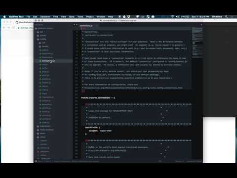 Create a Node Web App with User Authentication in 5 minutes