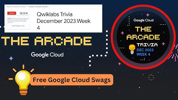 🗣️Quiz Solution: Qwiklabs Trivia December 2023 Week 4 (Free Swags)       #googlecloud #arcade