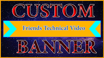 How To a Make YouTube Banner(YouTube Channel art) Photoshop Tutorial.
