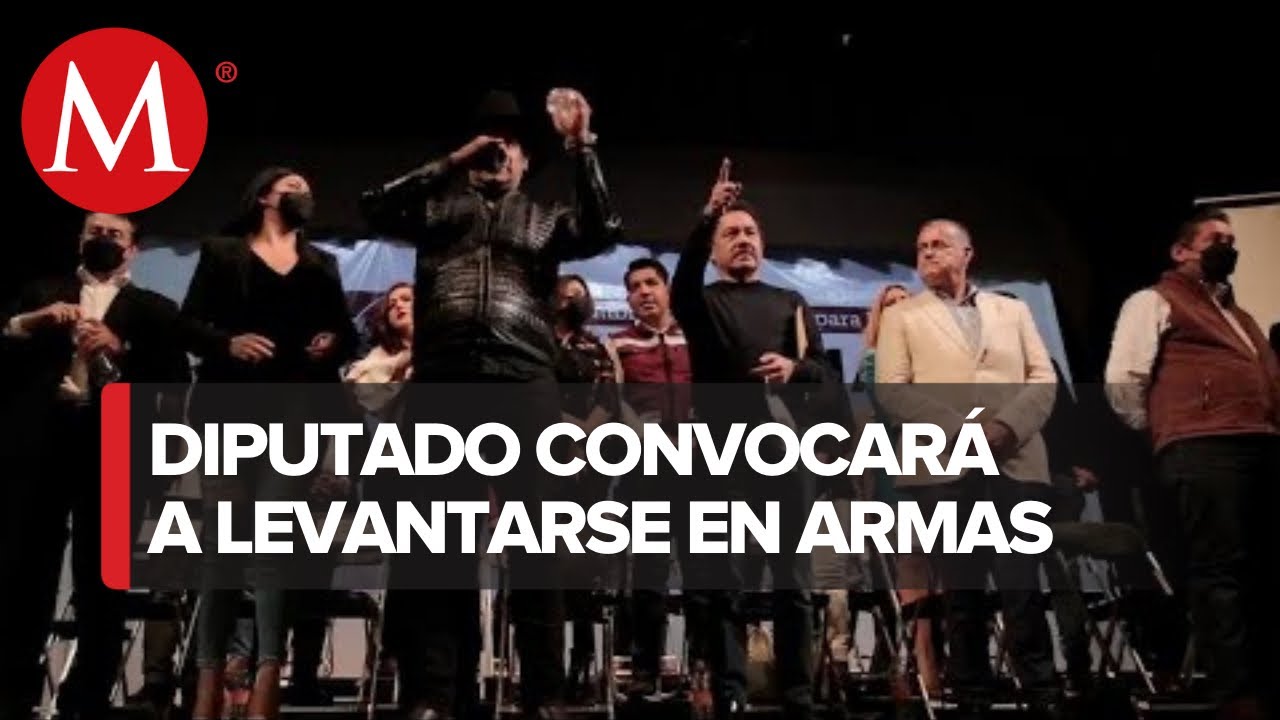 Diputado amaga con levantarse en armas ante violencia en Zacatecas