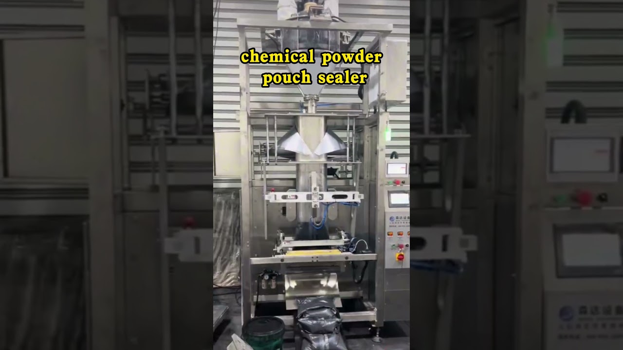 Guchuan Machinery chemical powder pouch sealer.