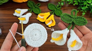 Make MONEY with This SUPER EASY Crochet Lily Flower Keychain Sell and give as a 