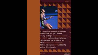 Ethiopians dominate both men’s and women’s races at the Cape Town Marathon.