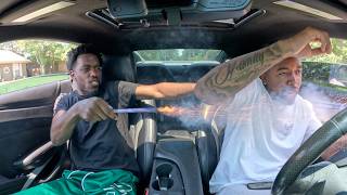 I LIT FIREWORKS In The CAR To See TYJAE Reaction... 😱(BAD IDEA)