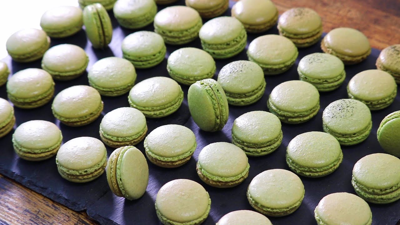 バレンタイン】抹茶マカロンを作る前に見て欲しい動画｜パンダワンタン