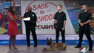 Chief, new K-9 handlers talk Duval County school safety