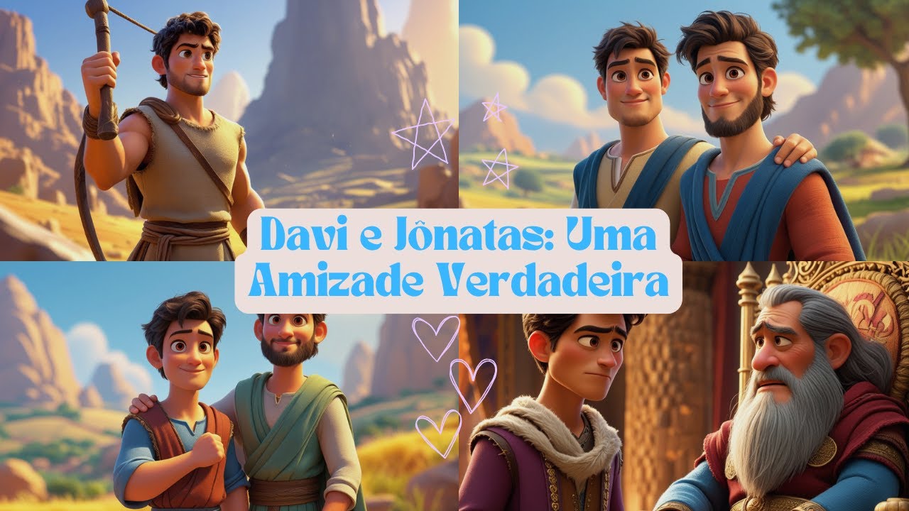 Davi e Jônatas: Uma Amizade Verdadeira | História Bíblica para Crianças ...