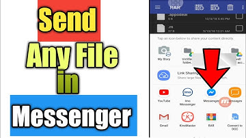 How To Send Files in Messenger | Send Any File in Messenger