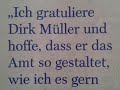 Dirk „Bürgermeister“ Müller ... NE? doch!