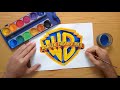 How to draw a Warner Home Video logo