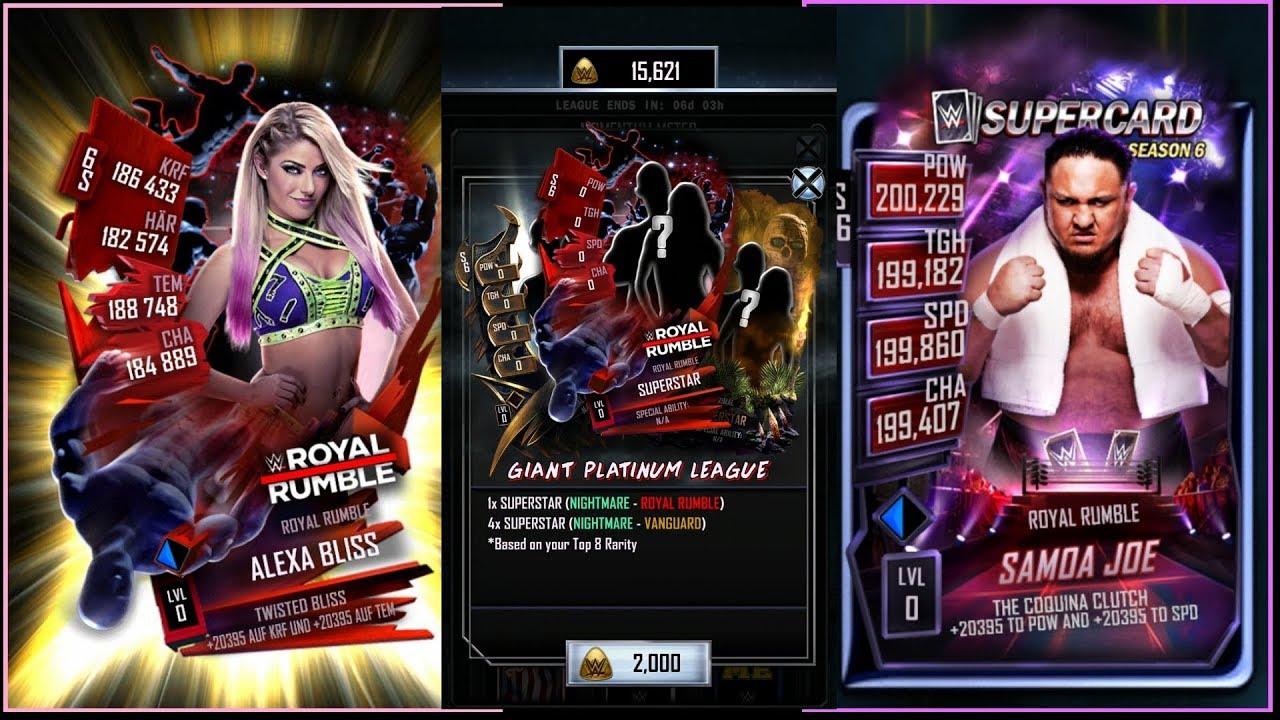 WWE SuperCard – 7x LP Pack Opening - YouTube