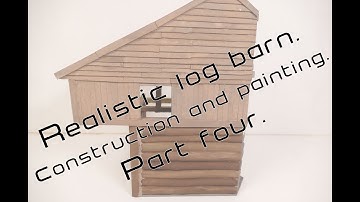 How to build a realistic looking barn my way 1/35  scale (part 4) painting