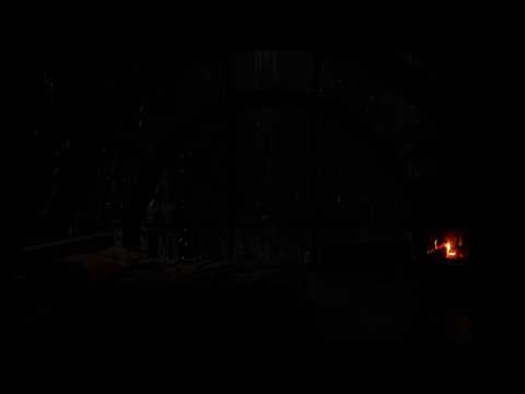 No Ads|Sleep Instantly with Heavy Rain on Tin Roof Cabin🔥Fireplace & Thunderstorm Sounds for Sleep