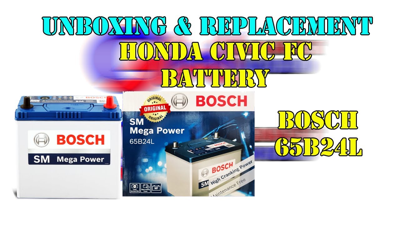 Bosch SM Mega Power 65B24L, battery for Civic FC or “Ketam” YouTube