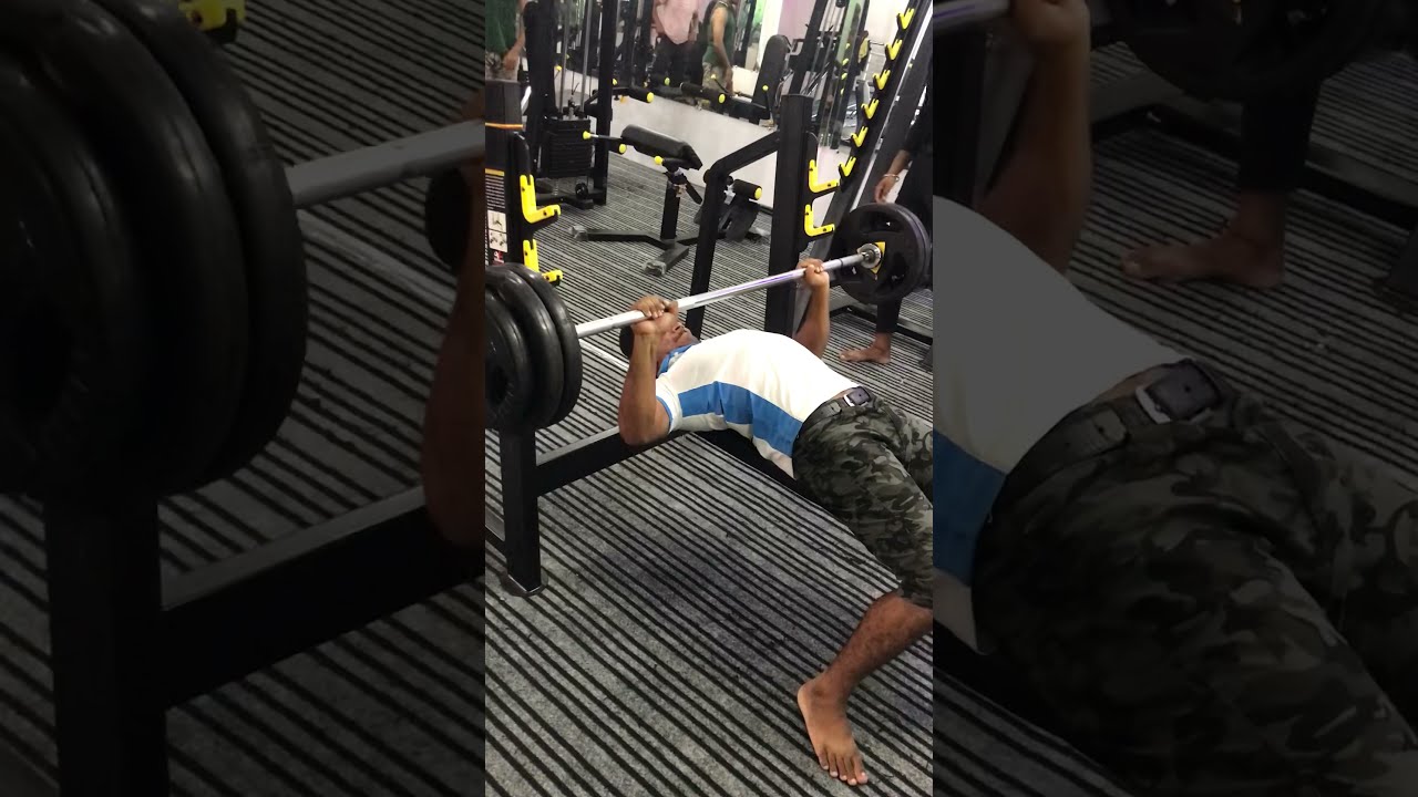 My highest bench press 50Kg / Bench press chest workout YouTube