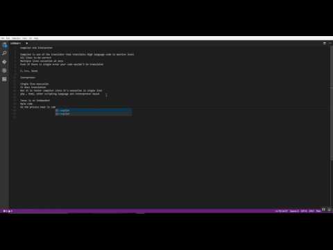Interpreter And Compiler
