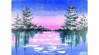 sherpa acrylic painting beginner easy tutorial hoot