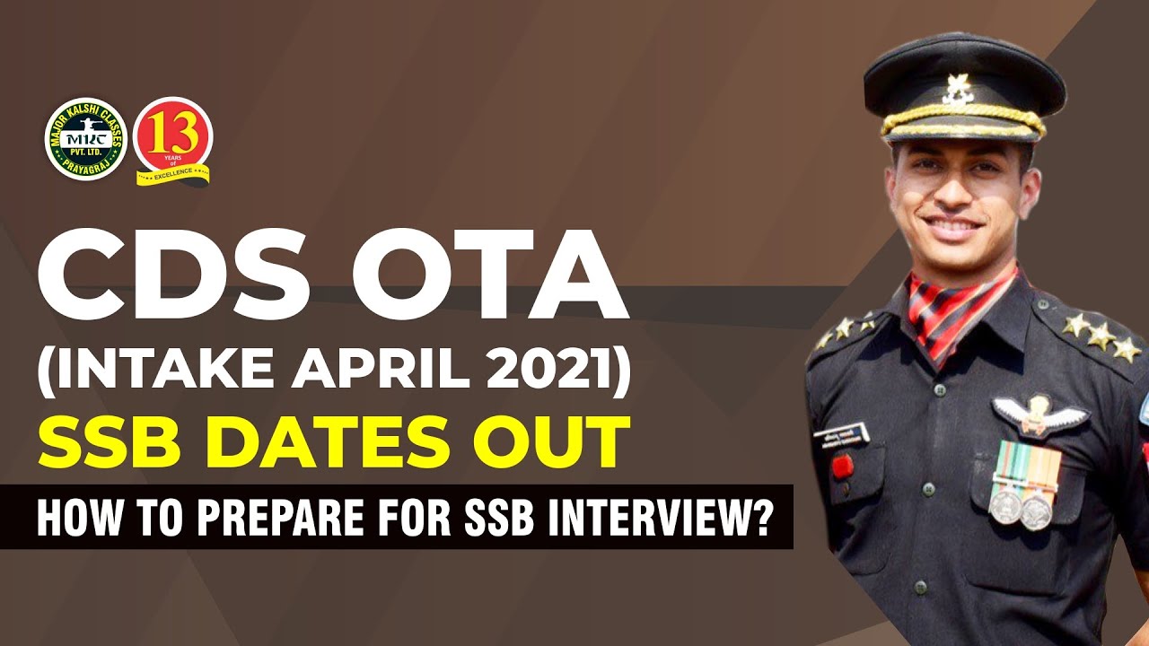 CDS OTA Intake April 2021 - SSB Dates Out