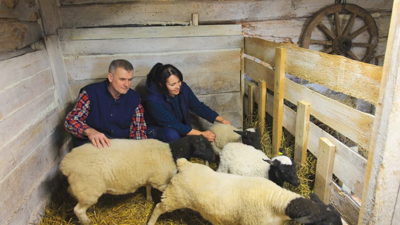 The end of a difficult winter and a difficult week. Family life in a remote village