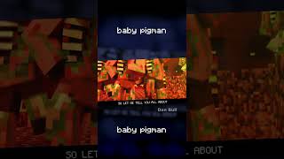 baby pigman 🐽 #minecraft