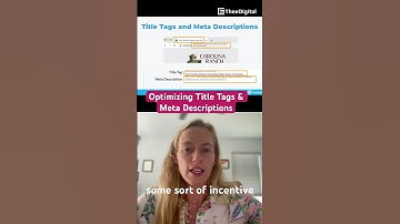 Optimizing Title Tags and Meta Descriptions #seotips