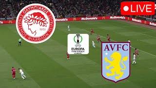 🔴LIVE Olympiakos vs Aston Villa Semi-Final Europa Conference League Video Game Simulation Efootball