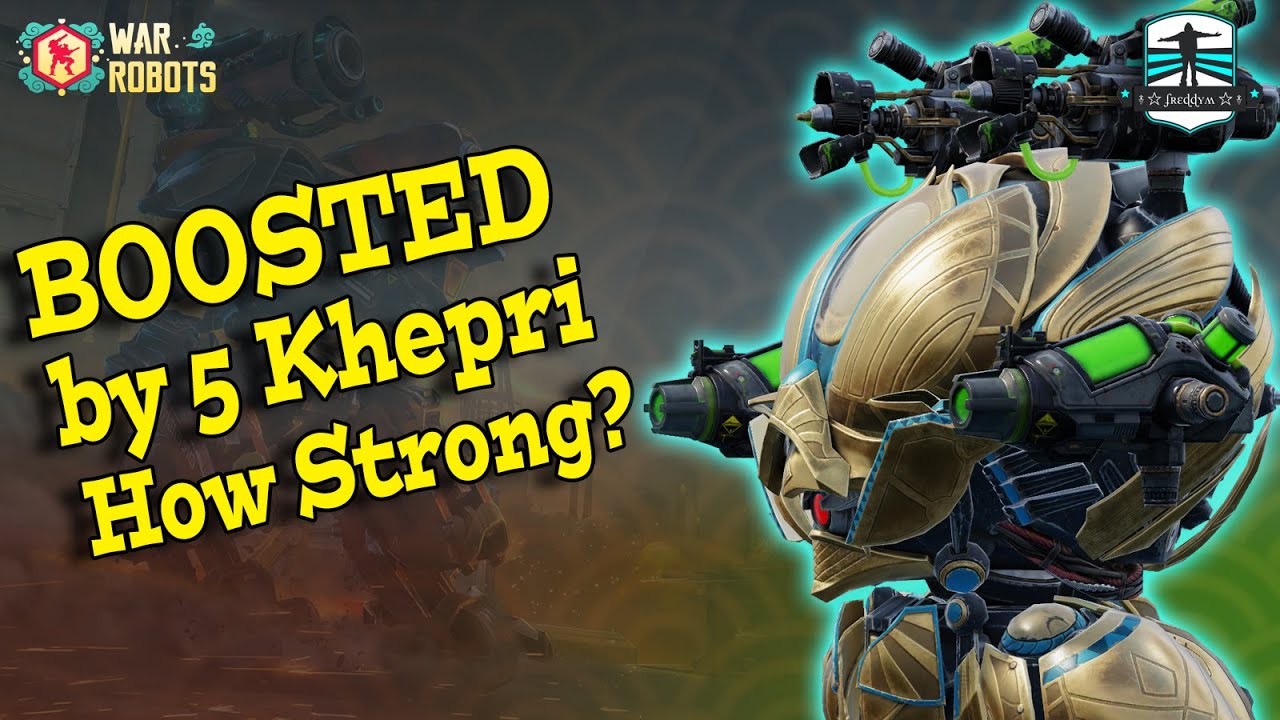 War Robots 5 Khepris - Unbelieveable boost to Titans and Robots - MK3 Max Gameplay