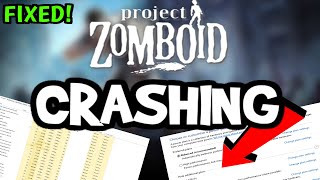 How To Fix Project Zomboid Crashing! (100% FIX)