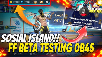 SOSIAL ISLAND‼️CARA DOWNLOAD FF BETA TESTING DI ANDROID TERBARU 2025 | CARA LOGIN FF BETA 100% WORK🔥