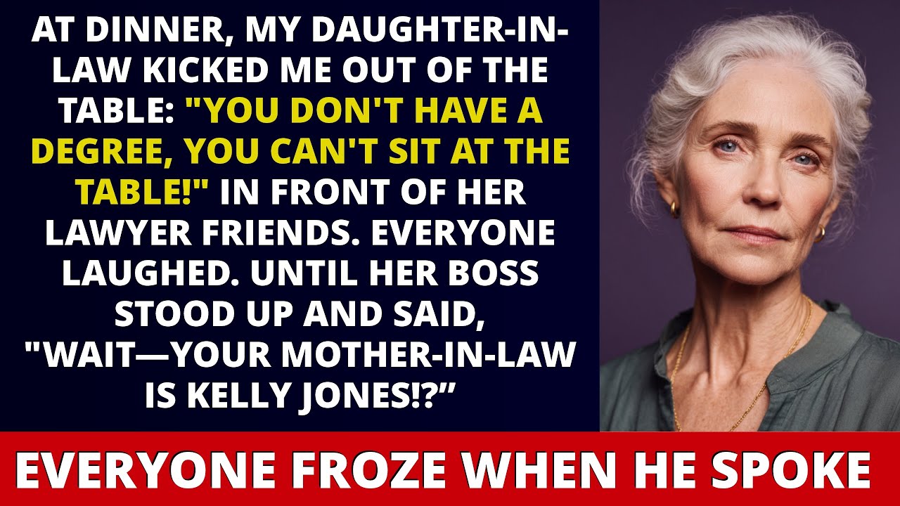 At dinner, my DIL kicked me out of the table: 