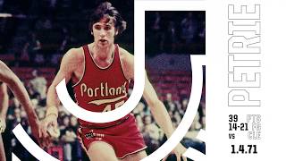 Geoff Petries 39 Point Performance In 1971 Vs. Cleveland Clic Trail Blazers Games