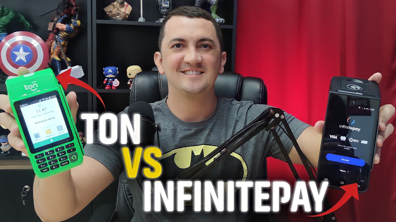 TON ou INFINITEPAY - Comparamos - Qual a MELHOR MÁQUINA de Cartão para 2022 ?